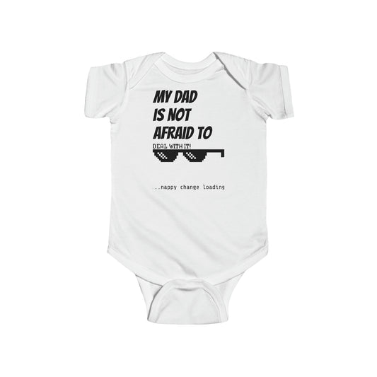 Nappy change loading - Infant Fine Jersey Bodysuit