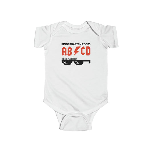 Deal with it - Infant Fine Jersey Bodysuit